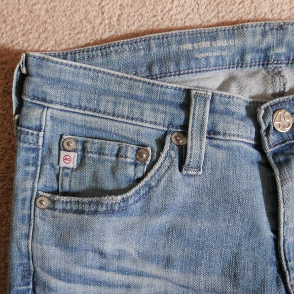 Ag Adriano Goldschmied Mid-rise Stilt Roll-up Jeans Size 26 - Picture 3 of 6